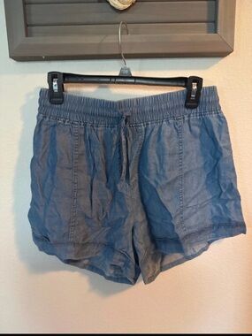 Light Blue Women's Drawstring Shorts